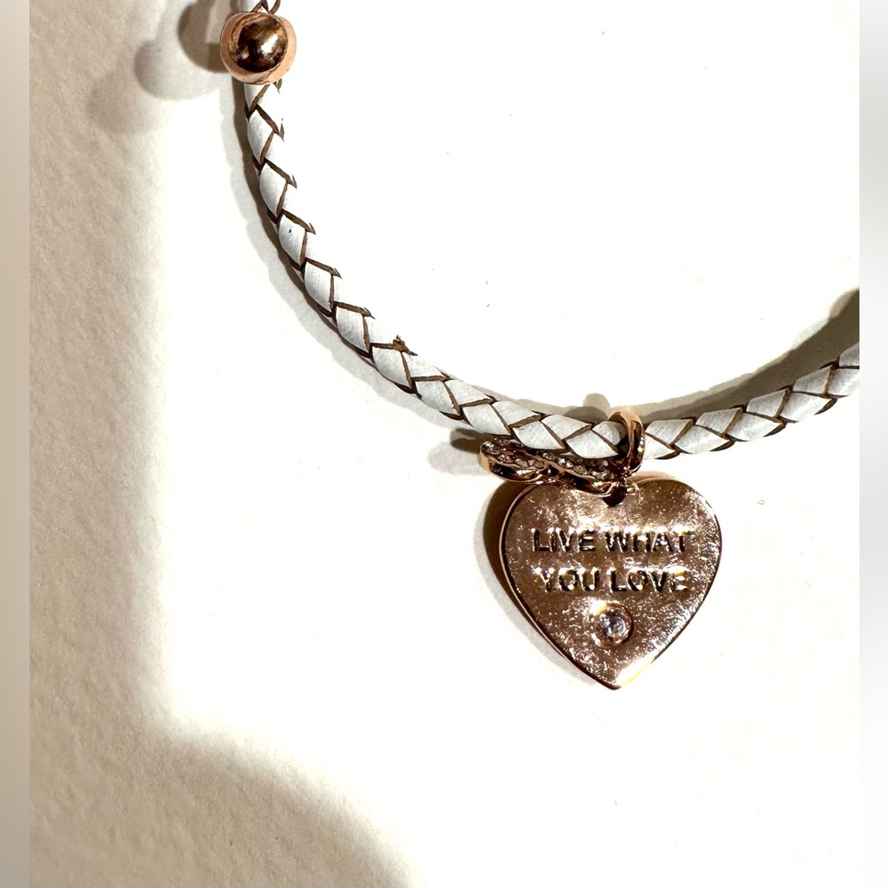Luxe Bracelet Drop!$💗⬇️Heart CharmZirconia /Copper InfinityLIVE what you LOVE